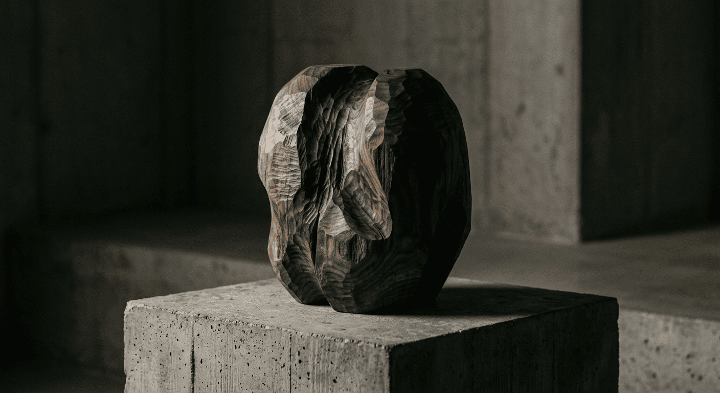 Collected carved wood object
