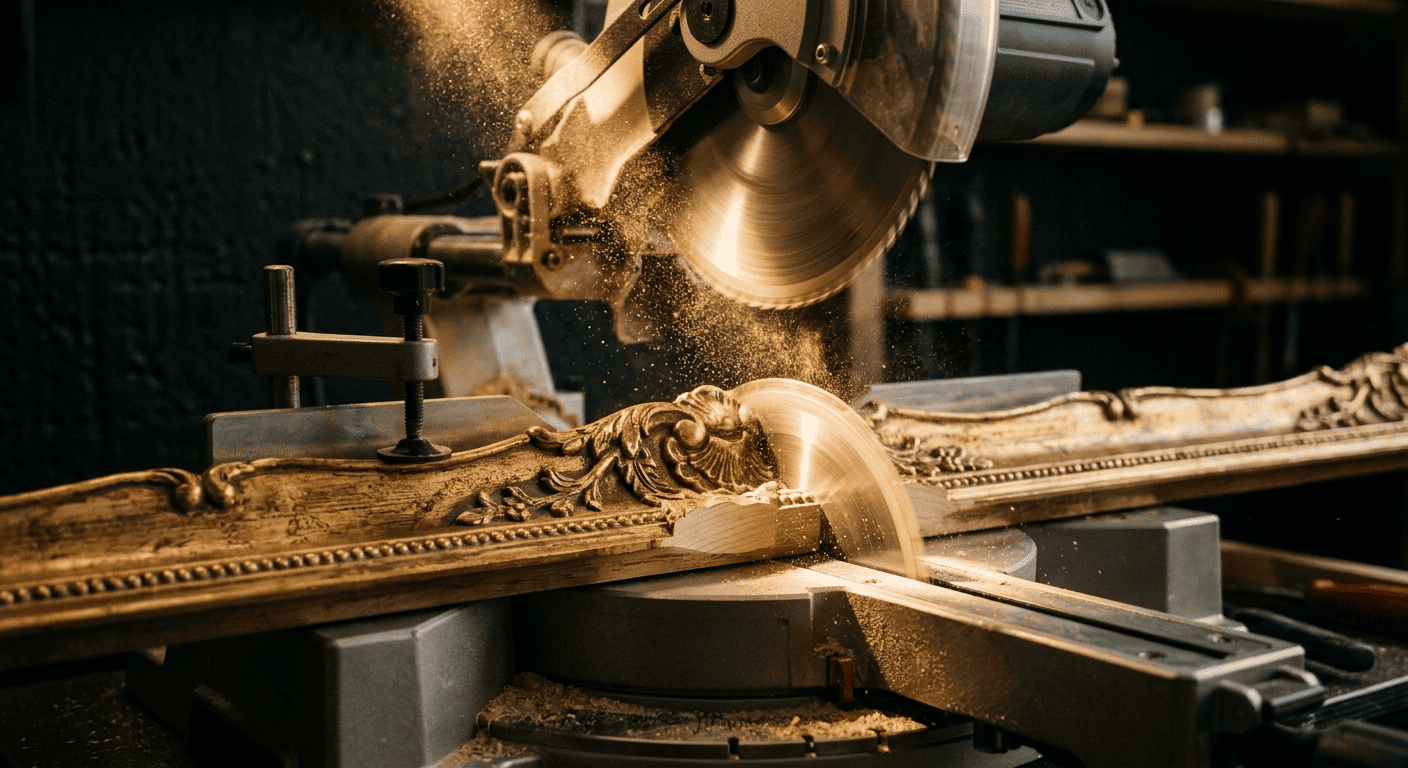 Frame moulding and gilding